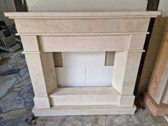 Obudowa kominkowa z marmuru, portal (nr ref. 0018)