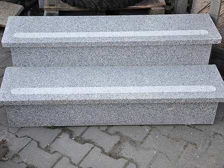 Bianco Crystal G603 - Schody granitowe