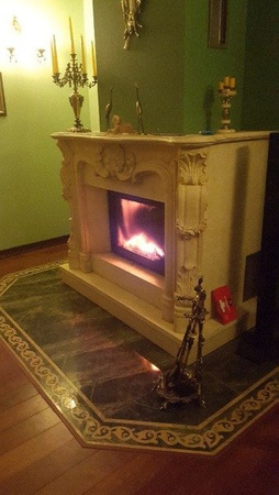 Obudowa kominkowa z marmuru, portal (nr ref. 0005) REZERWACJA
