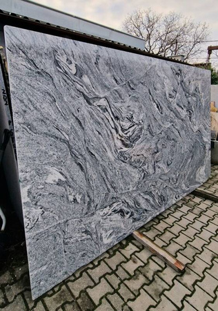 Slab Viscount White - płyta granitowa polerowana (w całości)