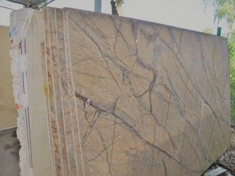 Slab Rainforest Gold - płyta marmurowa polerowana (w całości)